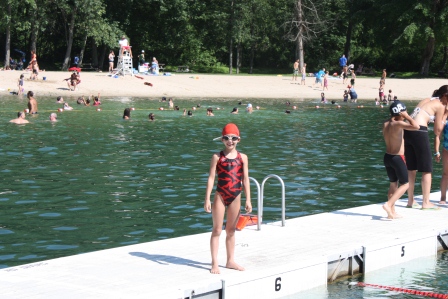 Cliona on the Freedom Lake summer team 2011.