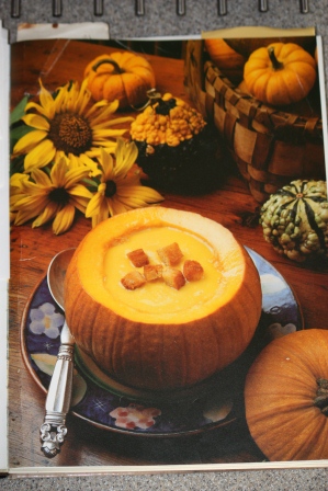 Pumpkin soup cook  book picture! (America Cooks: A Culinary Journey from Coast to Coast)