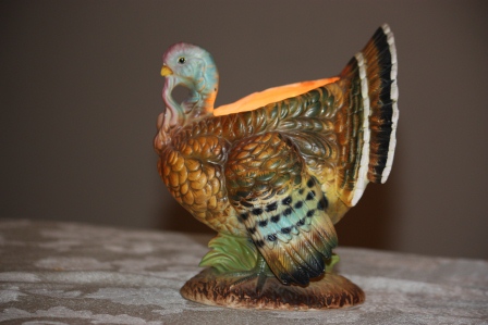 Turkey candle holder.