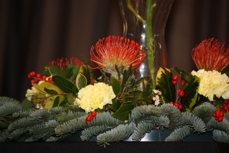 Gorgeous Christmas flowers.