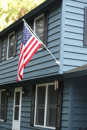 Ed & Jen's flag in perfect condition.