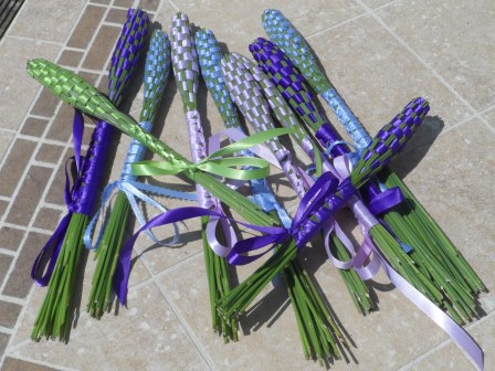 Lavender wands.