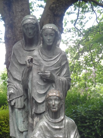 Statue of The Three Fates.