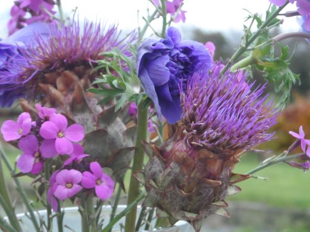 Fall bouquet albeit pink & purples...