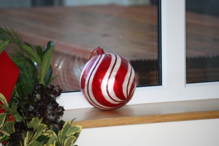 Large Christmas ball.