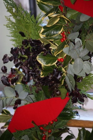 I love working with different greens!