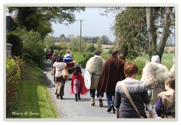 Brian Boru Funeral Procession from Louth Village to Inniskeen re-enactment