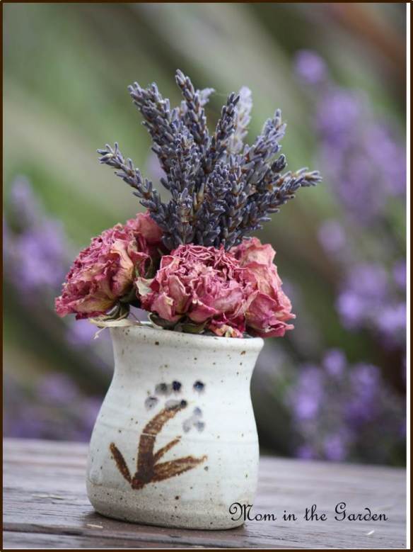 Using an egg cup made of pottery.