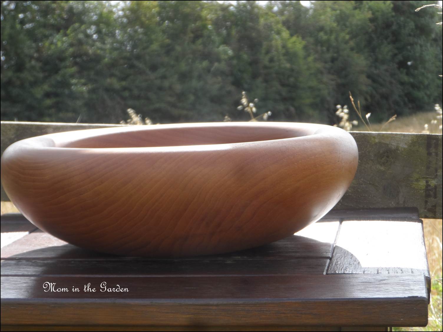 Spanish Chestnut hand made wooden bowl
