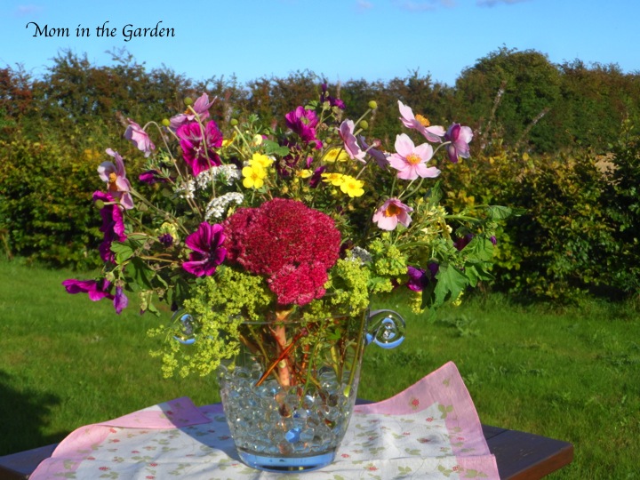 Gathering flowers on a sunny day