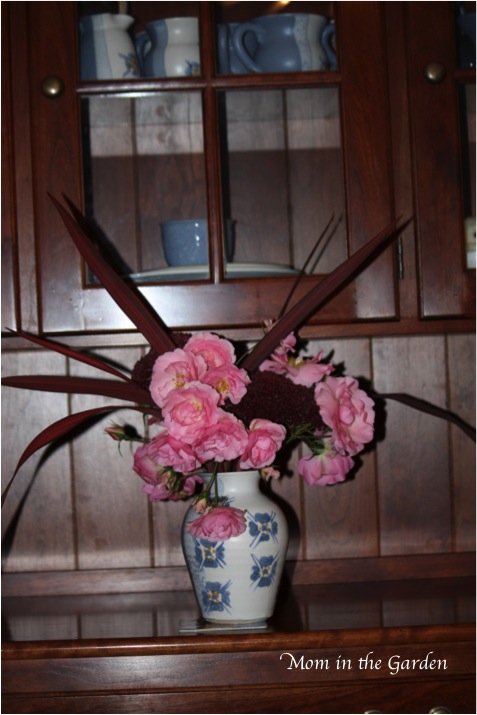 on the hutch facing forward