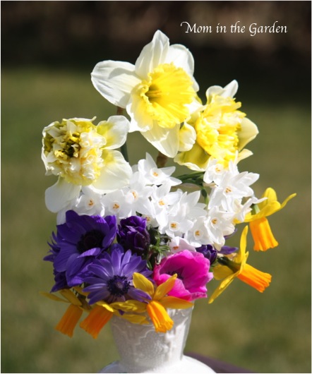 stacking the flowers on top of each other