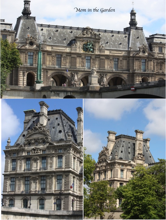 Boat tour buildings... top photo is part of the Louvre 