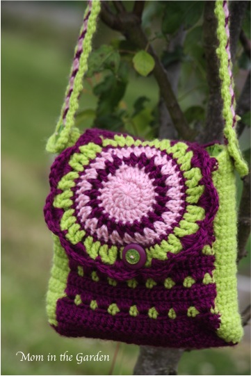Crochet purse