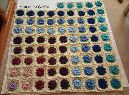 taking over the family room on a white table cover