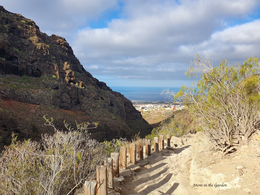 Barranco del Infierno with view of the sea
