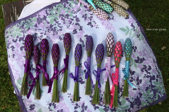 group of lavender wands