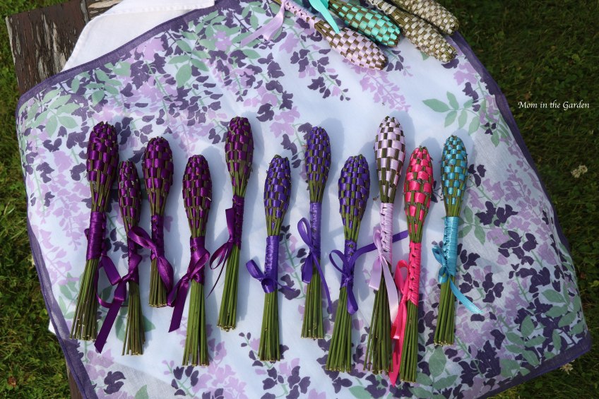 group of lavender wands