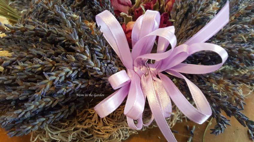 Lavender Wreath bow