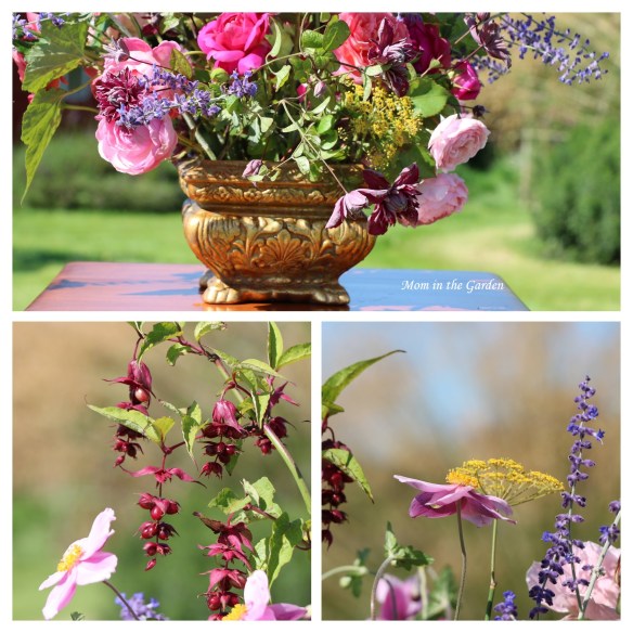 Rose arrangement collage 2