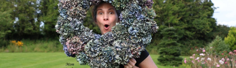 Dana + Hydrangea silly face