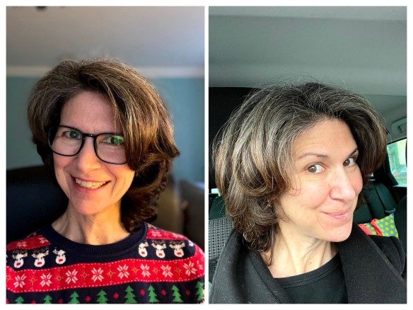 Mom in the Garden selfie