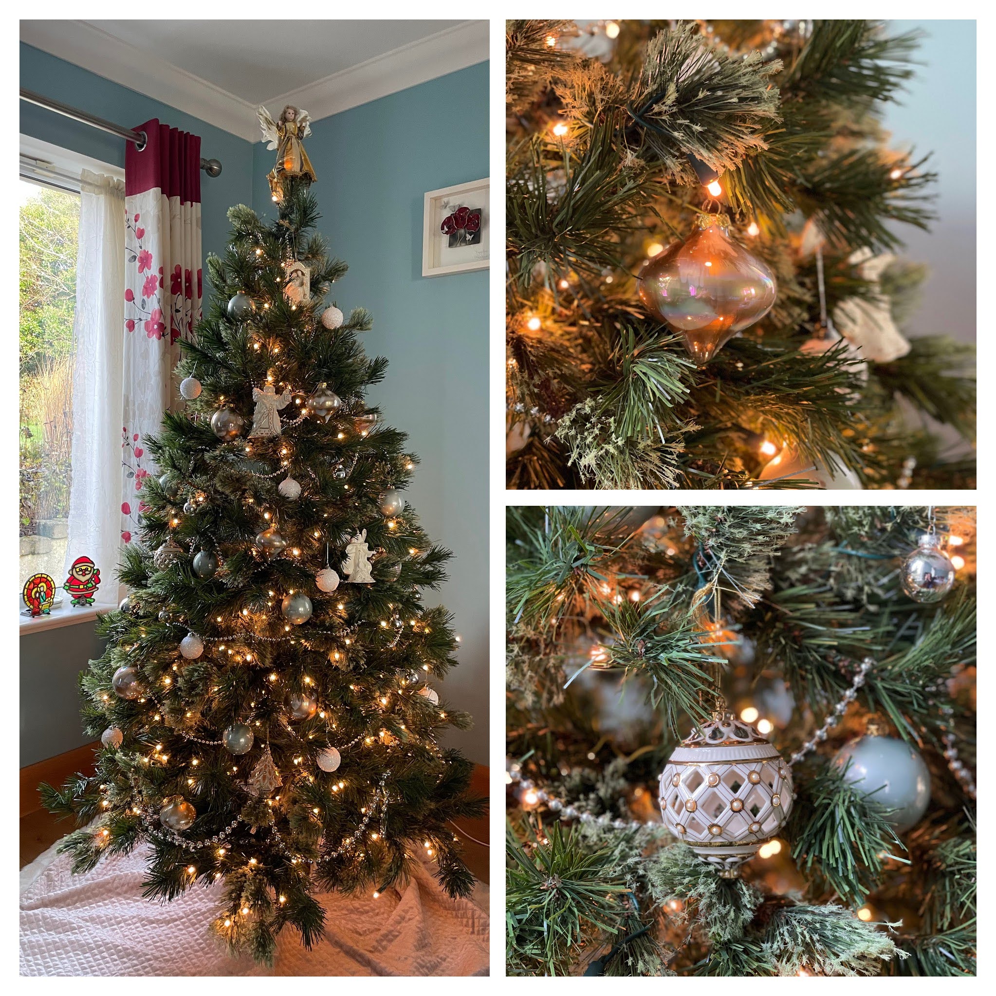 Christmas tree and decorations