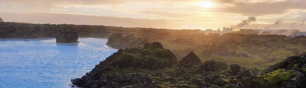 Silica Hotel's lagoon at sunset