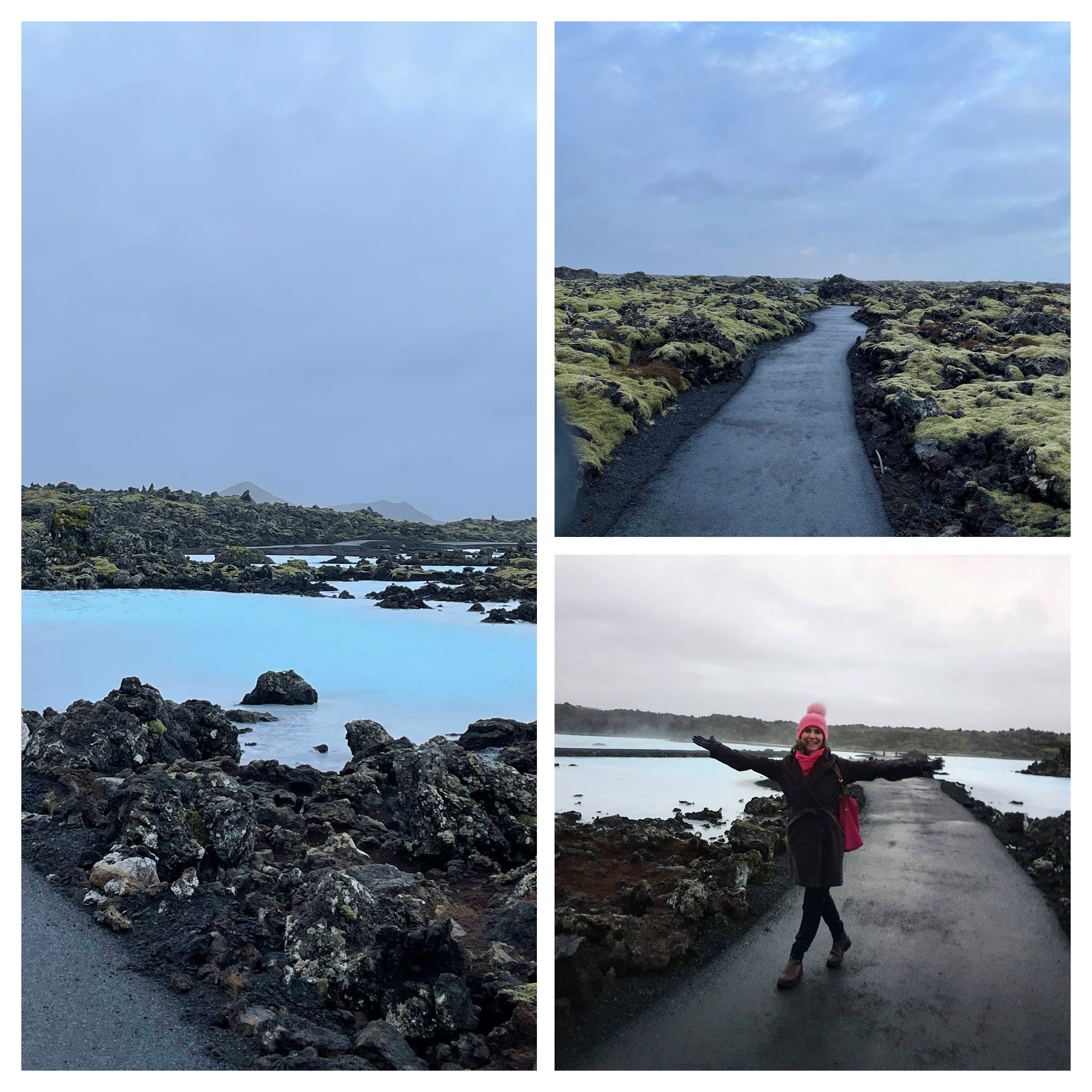 path from Silica hotel to the Blue Lagoon