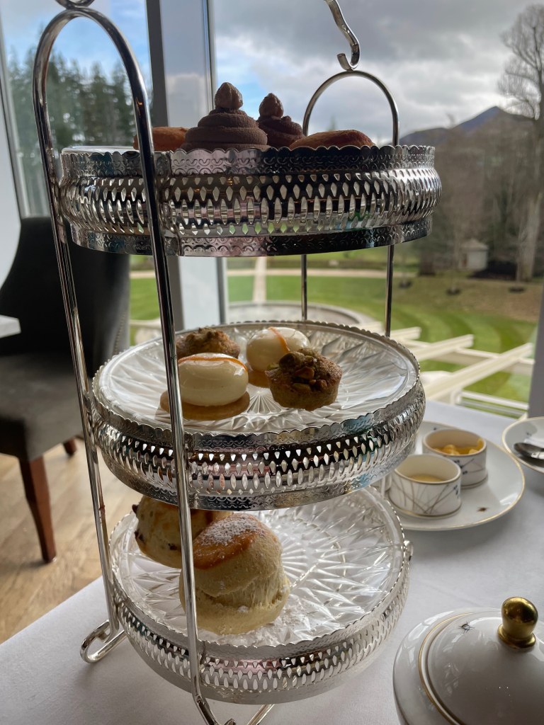 Afternoon tea at Powerscourt Hotel