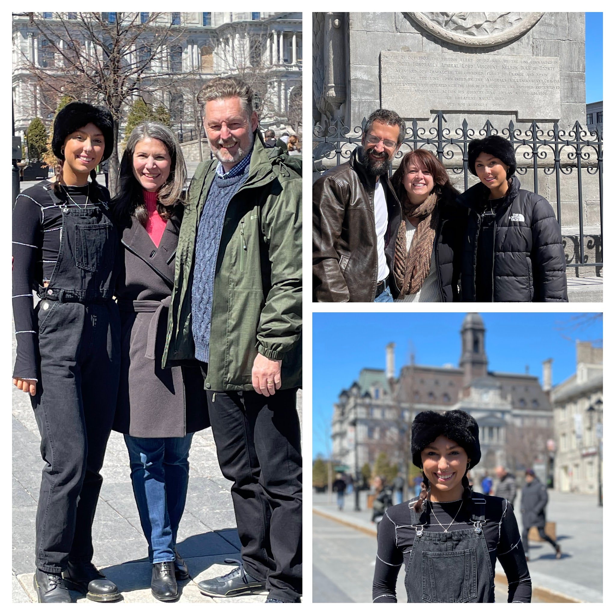 family pictures around Montreal