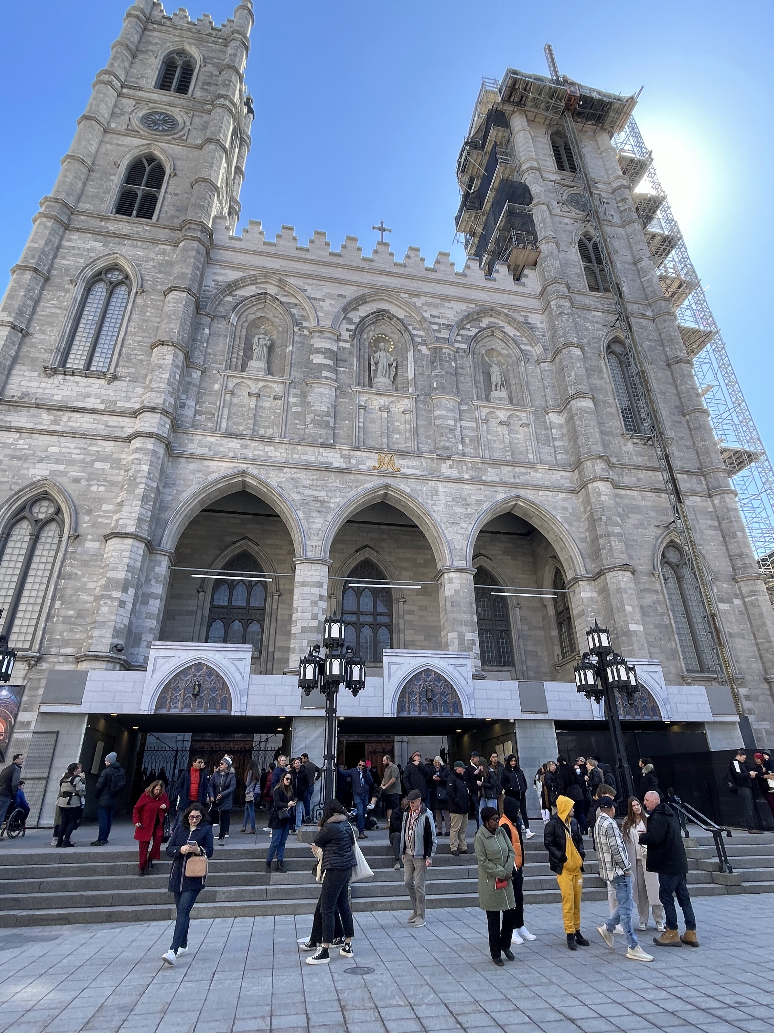 The Notre-Dame basilica of Montreal